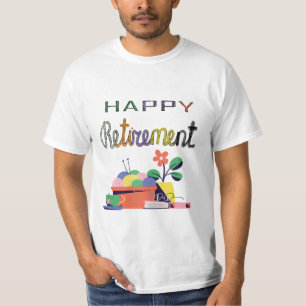 Pensioenviering ontwerp t-shirt