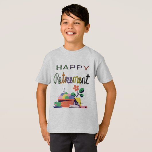 Pensioenviering ontwerp t-shirt (Voorkant volledig)