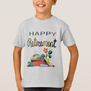 Pensioenviering ontwerp t-shirt