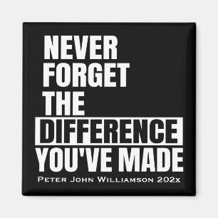 Pensioenwaardering Dank je nooit vergeten Magneet