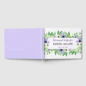 Pensioenwensen Lavendel Waterverf Bloemen Gastenboek (Volledig)