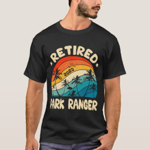 Pensioenwerker van de Vintage van het park Retro R T-shirt