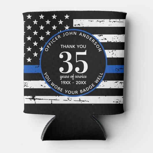 Pensioenwet politie toepassing blauwe lijn blikjeskoeler (Voorkant)