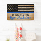 Pensioenwet politie toepassing blauwe lijn spandoek (Insitu)