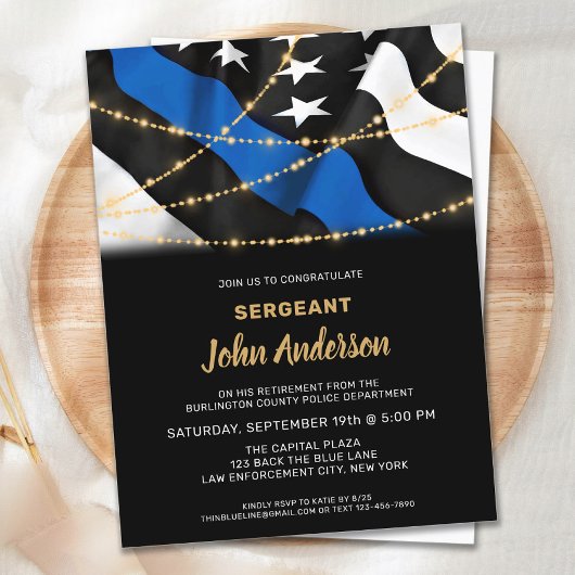 Pensioenwet politieambtenaar uitnodiging briefkaart