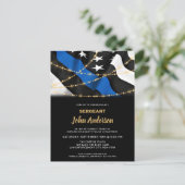 Pensioenwet politieambtenaar uitnodiging briefkaart (Staand voorkant)