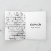 Pensioenwinnares met Paars Shirt Kaart (Binnen)