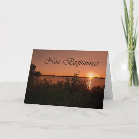 Pensioenzonsopgang Kaart (Voorkant)