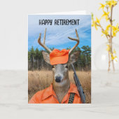 Pension Buck jager met geweer Kaart (Gele Bloem)