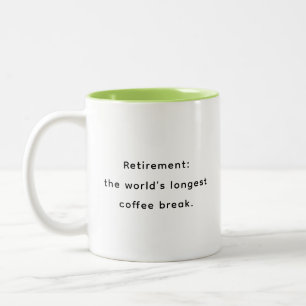 Pension grappige en inspirerende citaten mok