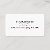 pension visitekaartje (Achterkant)