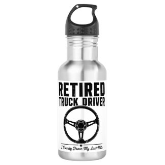 Pensionado Trucker Bier - Ik Heb Eindelijk Mijn L Waterfles