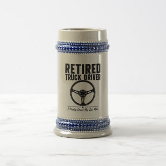 Pensionado vrachtwagenchauffeur bier - ik reed ein bierpul