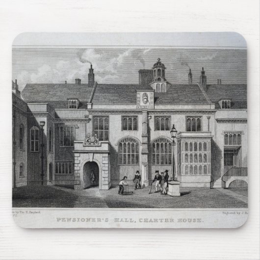 Pensioneerzaal, charterhuis muismat (Voorkant)
