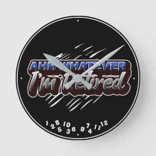 Pensionering Ahh wat ik ook ben, Funny Ronde Klok