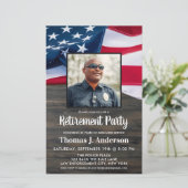 Pensionering begrotingspolitie Foto Amerikaanse vl (Staand voorkant)