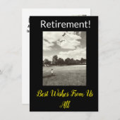 Pensionering! Beste wensen van al gelukkig avontuu (Voorkant / Achterkant)