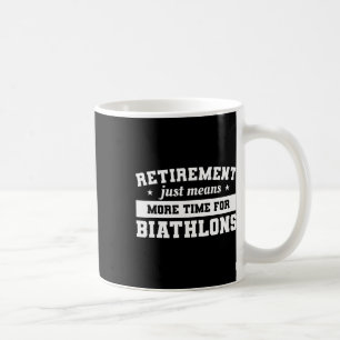 Pensionering betekent gewoon meer tijd voor biatlo koffiemok