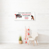 Pensionering brandweerlieden spandoek (Insitu)