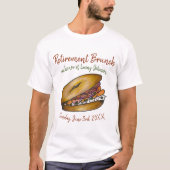 Pensionering Breakfast Brunch Bagel Lox Capers Oni T-shirt (Voorkant)