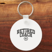 Pensionering Coach Voetbalteam Mentor _1 Sleutelhanger (Voorkant)