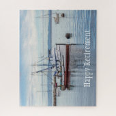 Pensionering commerciële Gevist bootvisser Legpuzzel (Verticaal)