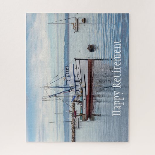 Pensionering commerciële Gevist bootvisser Legpuzzel (Verticaal)