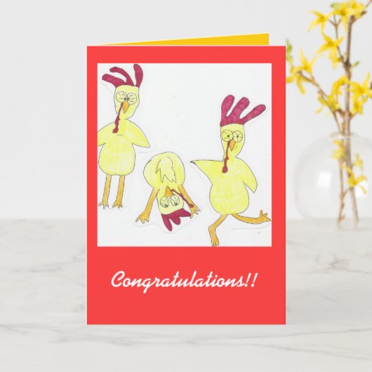 PENSIONERING CONGRATS KAART (Gele Bloem)