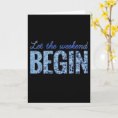 **PENSIONERING-EEN CONTINU WEEKEND!** KAART (Gele Bloem)