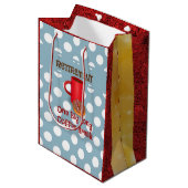 Pensionering - Een grote, lange koffiepauze Medium Cadeauzakje (Voorkant Gekanteld)