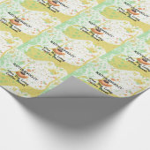 Pensionering - Eén lange koffiepauze Cadeaupapier (Hoek)