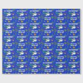 Pensionering - een lange tea-pauze cadeaupapier (Vlak)