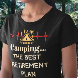 Pensionering en Camping Unisex TShirts