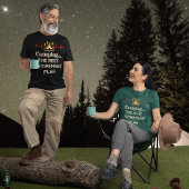 Pensionering en Camping Unisex TShirts
