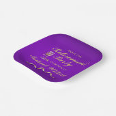 Pensionering Formele klassieke champagne glas Papieren Bordje (Gebogen)