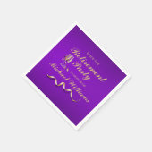 Pensionering Formele klassieke champagne glas Servet (Hoek)