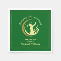 Pensionering Golf Party Classic Groene Gouden Spel