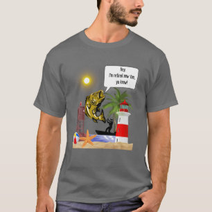Pensionering Grappige Vis Visser,Visser Gepensione T-shirt