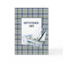 Pensionering Heling Zeilboot op Plaid