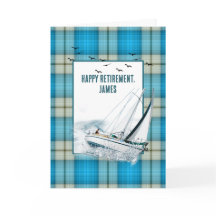 Pensionering Heling Zeilboot op Plaid