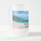 Pensionering - Het is prachtig Matglas Bierpul (Voorkant links)