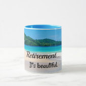 Pensionering...Het is prachtig Mok (Midden)