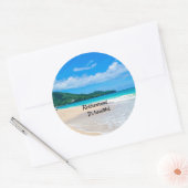 Pensionering...Het is prachtig Ronde Sticker (Envelop)