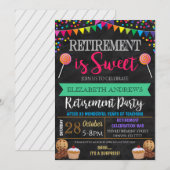 Pensionering is een uitnodiging van de zoete parti (Voorkant / Achterkant)