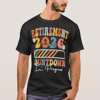 Pensionering Klasse Van 2026 Gepensioneerde Leraar T-shirt