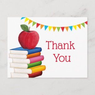 pensionering leraar, Apple, leraar die met pensioe Uitnodiging Briefkaart