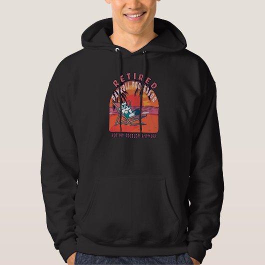 pensionering loonlijstprocessor hoodie (Voorkant)