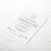 Pensionering luitenant-kolonel folie uitnodiging (Gedraaid)