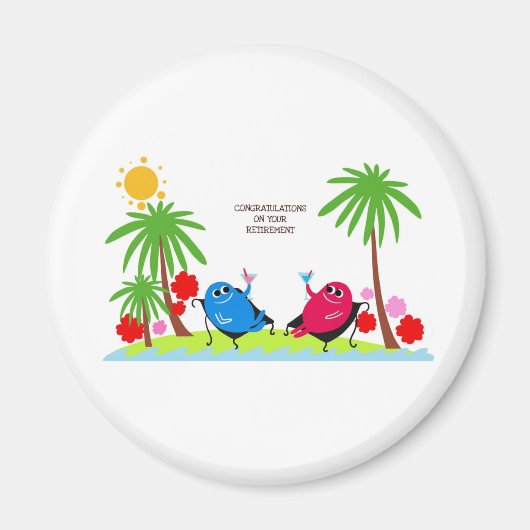 Pensionering Magneet (Voorkant)