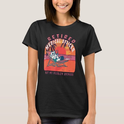 pensionering medisch ambtenaar t-shirt (Voorkant)